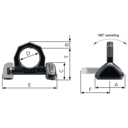 LRBS-FIX Lashing-Ringbock mit umlaufender Schweißnaht: RUD