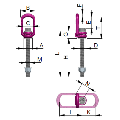 RUD バリオリング ロングボルトタイプ VWBG-M12L(8195649) Barriering